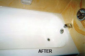 Great looking tub in Anchorage, Alaska after Tub Tech has refinished it